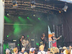 Grenzkontrolle auf der Open Air Bühne des Schlachthof Wiesbaden