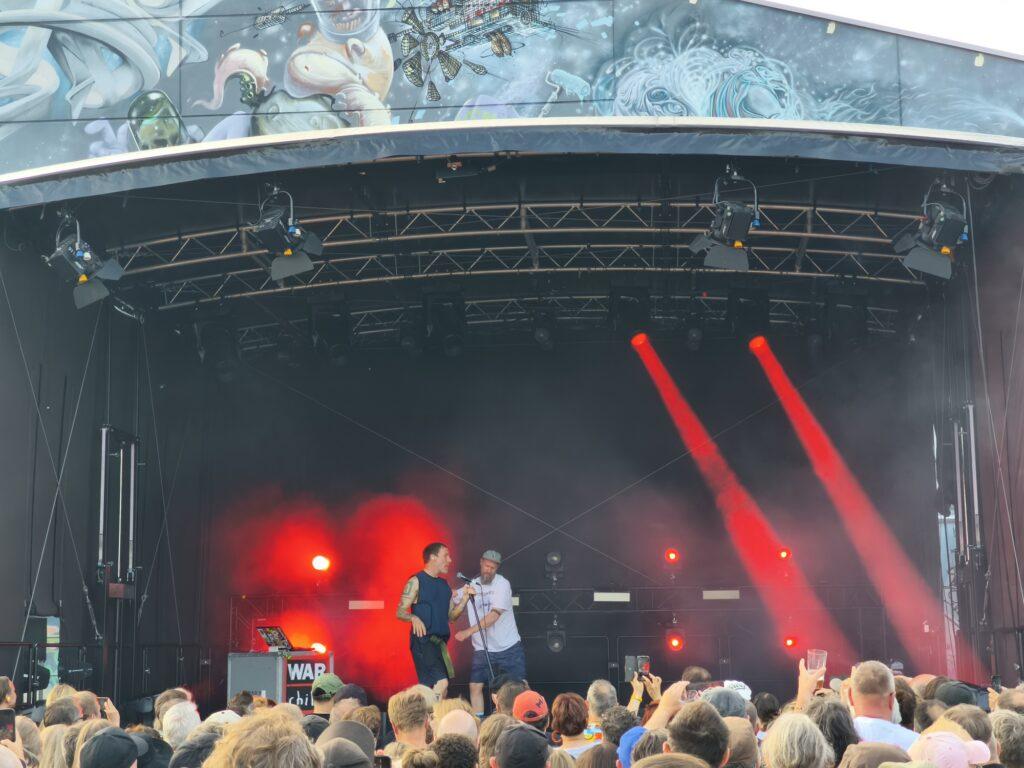 Sleaford Mods auf der Bühne